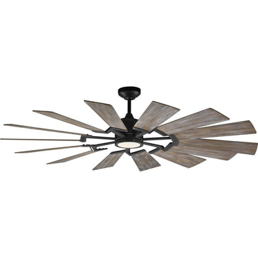 Visual Comfort Studio 14PRR62AGPD Prairie 62" LED Ceiling Fan in Aged Pewter