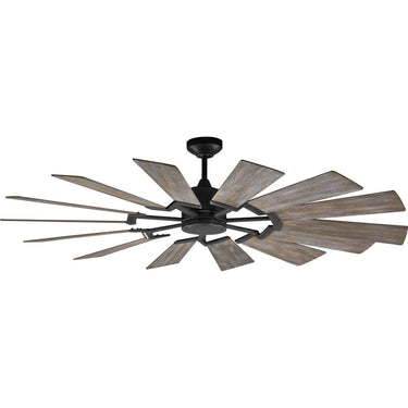 Visual Comfort Studio 14PRR62AGPD Prairie 62" LED Ceiling Fan in Aged Pewter