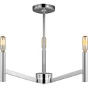 Visual Comfort Studio 3124303 Three Light Chandelier