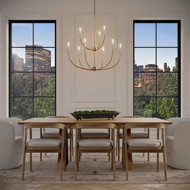 Visual Comfort Studio 3167109 Nine Light Chandelier