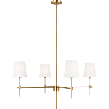 Visual Comfort Studio 3287204 Four Light Large Chandelier