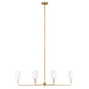 Visual Comfort Studio 3609306 Six Light Linear Chandelier