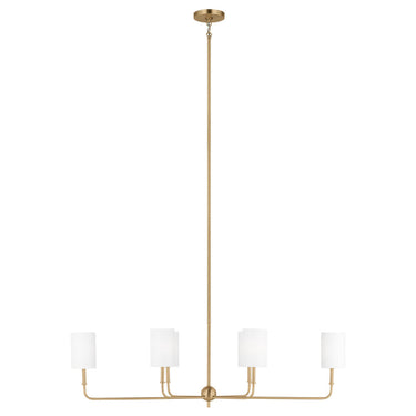 Visual Comfort Studio 3609306 Six Light Linear Chandelier