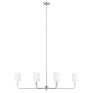 Visual Comfort Studio 3609306 Six Light Linear Chandelier