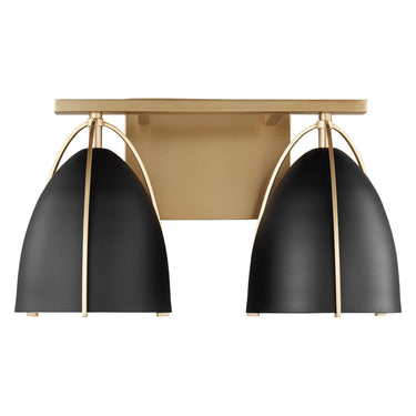 Visual Comfort Studio 4451702-848 Two Light Wall / Bath in Satin Brass