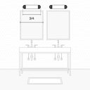 Visual Comfort Studio 4504093S Medium LED Wall / Bath