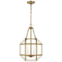 Visual Comfort Studio 5179403EN-848 Small Three Light Lantern in Satin Brass