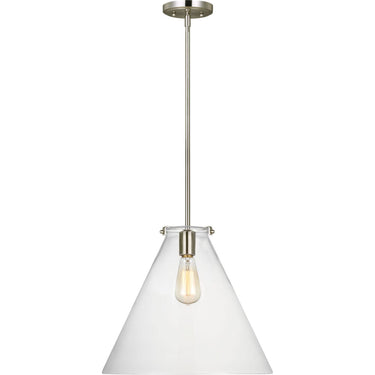 Visual Comfort Studio 6592101 One Light Cone Pendant