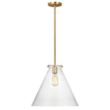 Visual Comfort Studio 6592101 One Light Cone Pendant