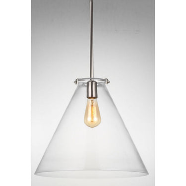 Visual Comfort Studio 6592101 One Light Cone Pendant