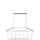 Visual Comfort Studio 6692605 Five Light Medium Linear Chandelier