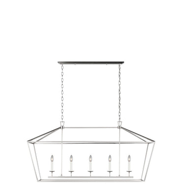 Visual Comfort Studio 6692605 Five Light Medium Linear Chandelier