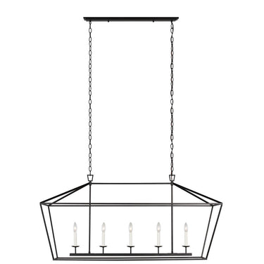 Visual Comfort Studio 6692605 Five Light Medium Linear Chandelier