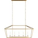Visual Comfort Studio 6692605 Five Light Medium Linear Chandelier