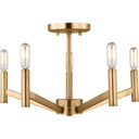 Visual Comfort Studio 7724305 Five Light Semi-Flush Mount