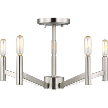 Visual Comfort Studio 7724305 Five Light Semi-Flush Mount