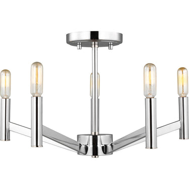 Visual Comfort Studio 7724305 Five Light Semi-Flush Mount