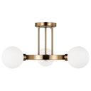 Visual Comfort Studio 7761603 Three Light Semi-Flush Mount