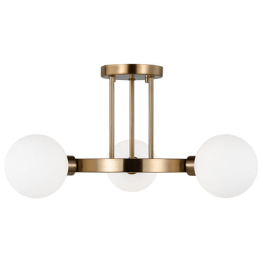Visual Comfort Studio 7761603 Three Light Semi-Flush Mount