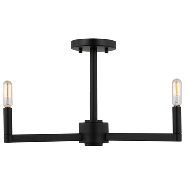 Visual Comfort Studio 7764203 Three Light Semi-Flush Mount
