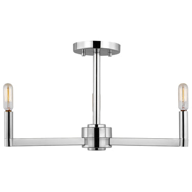 Visual Comfort Studio 7764203 Three Light Semi-Flush Mount