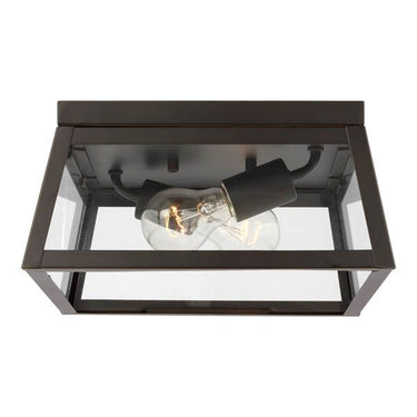 Visual Comfort Studio 7848402EN7 Two Light Outdoor Flush Mount - Crescent Harbor