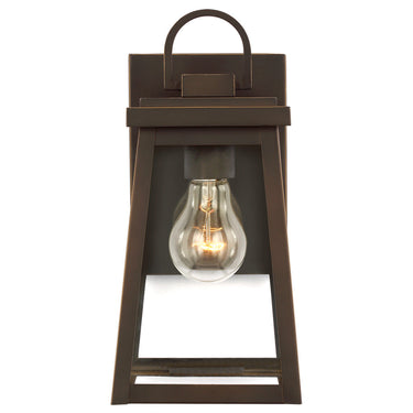 Visual Comfort Studio 8548401-12 Small One Light Outdoor Wall Lantern in Black
