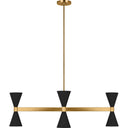Visual Comfort Studio AEC1068 Linear Chandelier