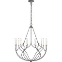 Visual Comfort Studio CC11212WGV Medium Chandelier in Weathered Galvanized