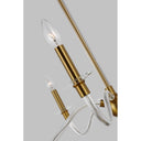 Visual Comfort Studio CC1315BBS Medium Chandelier in Burnished Brass