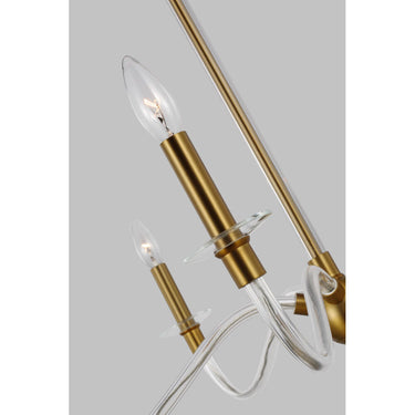 Visual Comfort Studio CC1315BBS Medium Chandelier in Burnished Brass