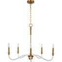 Visual Comfort Studio CC1315BBS Medium Chandelier in Burnished Brass