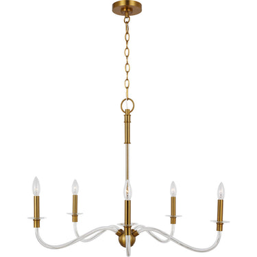 Visual Comfort Studio CC1315BBS Medium Chandelier in Burnished Brass