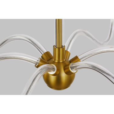 Visual Comfort Studio CC1326BBS Large Chandelier in Burnished Brass