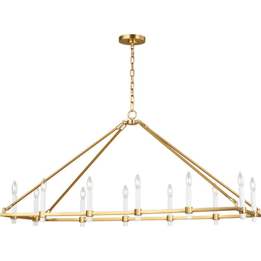 Visual Comfort Studio CC14612BBS Linear Chandelier