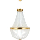 Visual Comfort Studio CC14912BBS Large Chandelier in Burnished Brass
