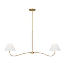 Visual Comfort Studio CC1712BBS Large Linear Chandelier