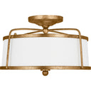 Visual Comfort Studio CF1102ADB Medium Semi-Flush Mount in Antique Gild