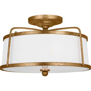 Visual Comfort Studio CF1102ADB Medium Semi-Flush Mount in Antique Gild