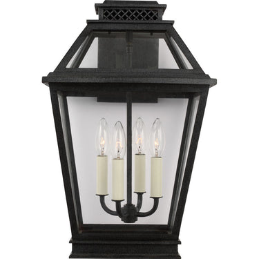Visual Comfort Studio CO1012DWZ Small Outdoor Wall Lantern in Dark Weathered Zinc