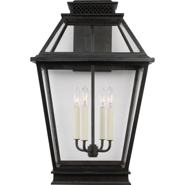 Visual Comfort Studio CO1012DWZ Small Outdoor Wall Lantern in Dark Weathered Zinc