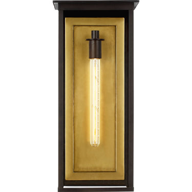 Visual Comfort Studio CO1111HTCP Medium Outdoor Wall Lantern in Heritage Copper