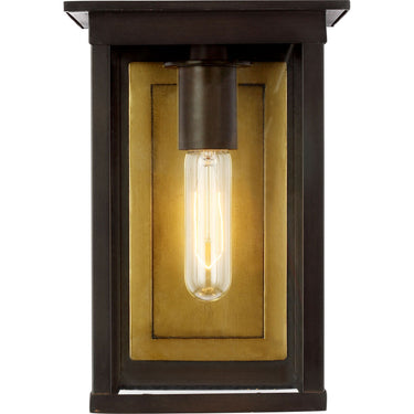 Visual Comfort Studio CO1111HTCP Medium Outdoor Wall Lantern in Heritage Copper