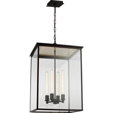 Visual Comfort Studio CO1164HTCP Large Outdoor Pendant in Heritage Copper