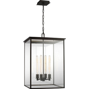 Visual Comfort Studio CO1164HTCP Large Outdoor Pendant in Heritage Copper