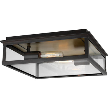 Visual Comfort Studio CO1182HTCP Large Outdoor Flush Mount in Heritage Copper