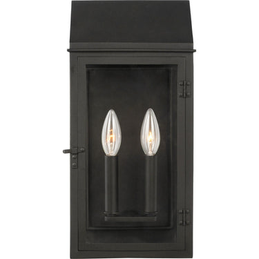 Visual Comfort Studio CO1252TXB Small Outdoor Wall Lantern in Textured Black