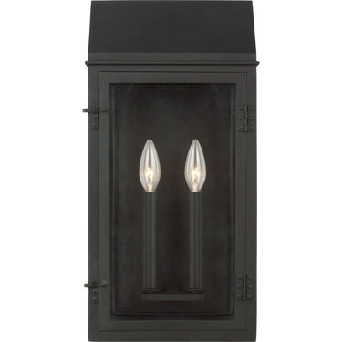 Visual Comfort Studio CO1252TXB Small Outdoor Wall Lantern in Textured Black