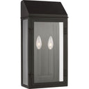 Visual Comfort Studio CO1252TXB Small Outdoor Wall Lantern in Textured Black