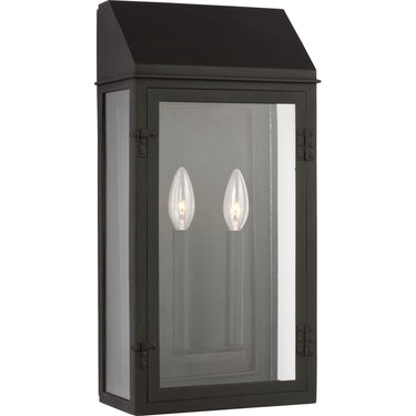 Visual Comfort Studio CO1252TXB Small Outdoor Wall Lantern in Textured Black